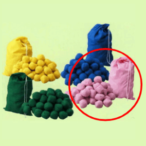 玉入れ用玉　桃