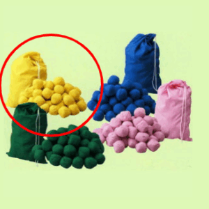 玉入れ用玉　黄