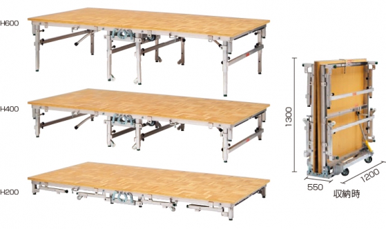 折り畳みステージ（ポータブルステージ）